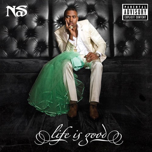 the album cover for Nas - Life Is Good