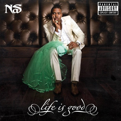 the album cover for Nas - Life Is Good