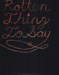 the album cover for Burning Love - Rotten Thing to Say