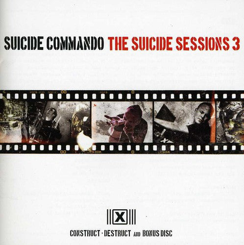 the album cover for Suicide Commando - Suicide Sessions 3 (Construct-Destruct+Bonus)