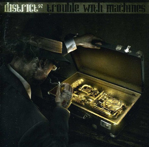 the album cover for District 97 - Trouble with Machines