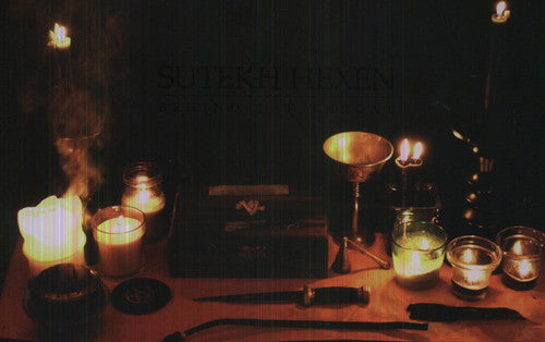 the album cover for Sutekh Hexen - Behind the Throne