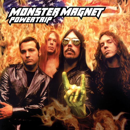 the album cover for Monster Magnet - Powertrip (Orange Vinyl)