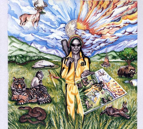 the album cover for Guardian Alien - See the World Given to a One Love Entity