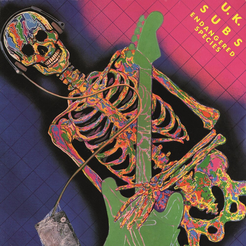 the album cover for Uk Subs - Endangered Species