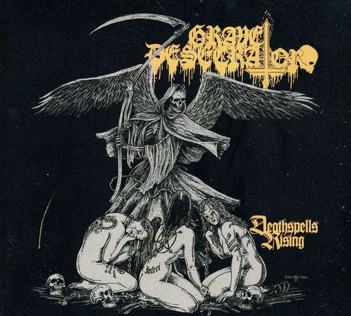 the album cover for Grave Desecrator - Deathspells Rising
