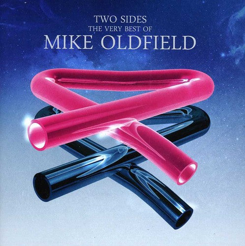 the album cover for Mike Oldfield - Two Sides: The Very Best Of Mike Oldfield