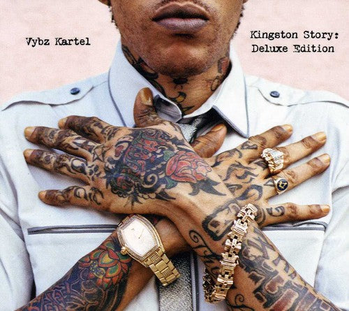 the album cover for Vybz Kartel - Kingston Story: Deluxe Edition [Deluxe]