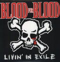 the album cover for Blood For Blood - Livin in Exile