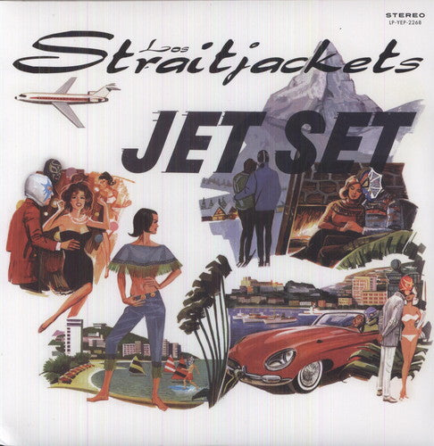 the album cover for Los Straitjackets - Jet Set