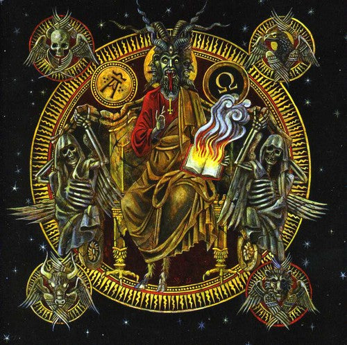 the album cover for Deiphago - Satan Alpha Omega