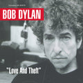 the album cover for Bob Dylan - Love and Theft