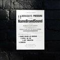 the album cover for Name Brand Sound - Nowadays Pressure