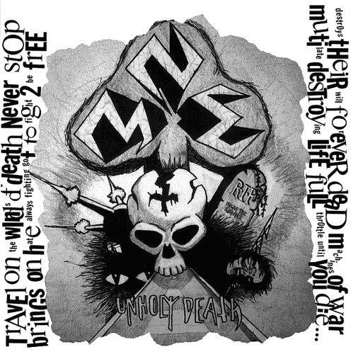 the album cover for Nme - Unholy Death