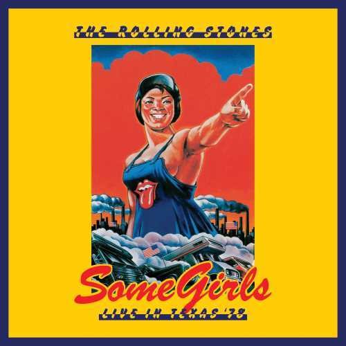 the album cover for The Rolling Stones - Some Girls Live - In Texas '78 [2 LP/DVD]