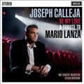 the album cover for Joseph Calleja - Be My Love: Tribute to Mario Lanza