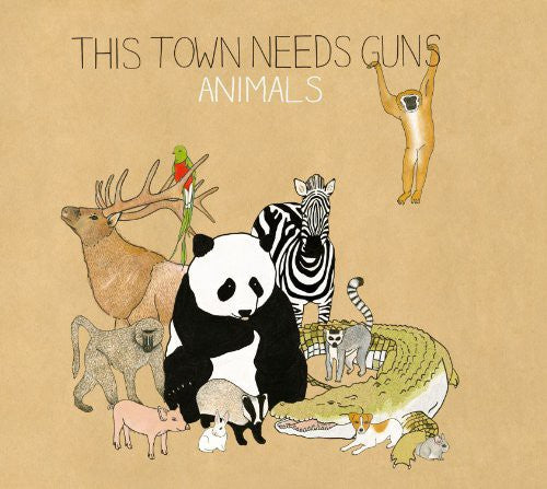 the album cover for This Town Needs Guns - Animals