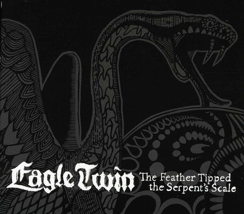 the album cover for Eagle Twin - The Feather Tipped The Serpent's Scale
