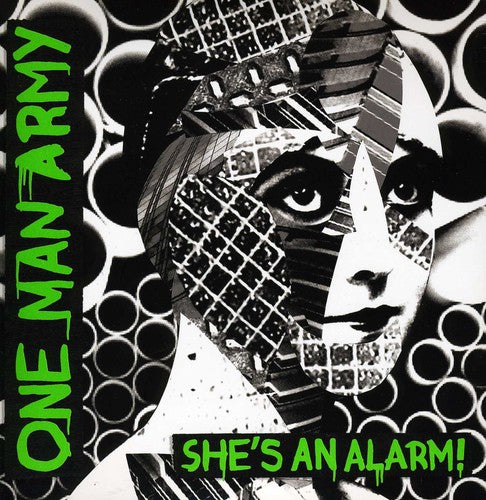 the album cover for One Man Army - She's An Alarm