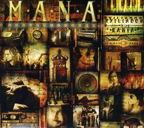 the album cover for Mana - Exiliados en la Bahia: Lo Mejor de Mana