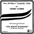 the album cover for Candy Claws - Two Airships/Exploder Falls