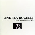 the album cover for Andrea Bocelli - Viaggio Italiano