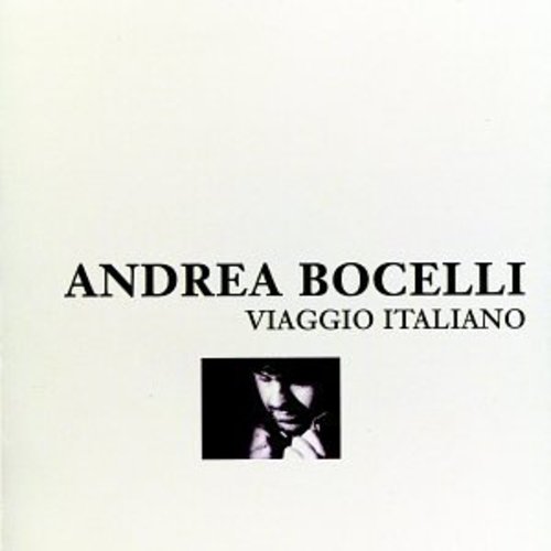 the album cover for Andrea Bocelli - Viaggio Italiano