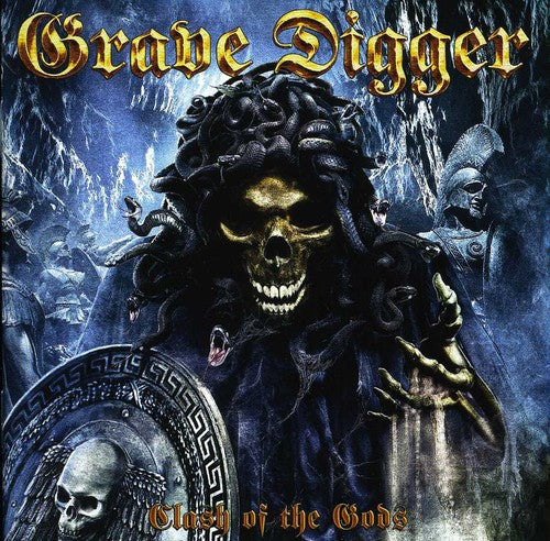 the album cover for Grave Digger - Clash of the Gods