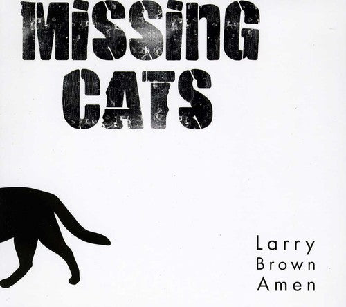 the album cover for Missing Cats - Larry Brown Amen
