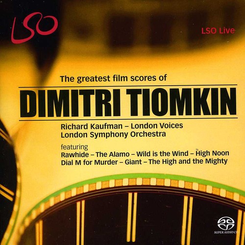 the album cover for Dmitri Tiomkin - Greatest Film Scores
