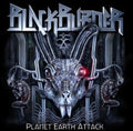 the album cover for Blackburner - Planet Earth Attack