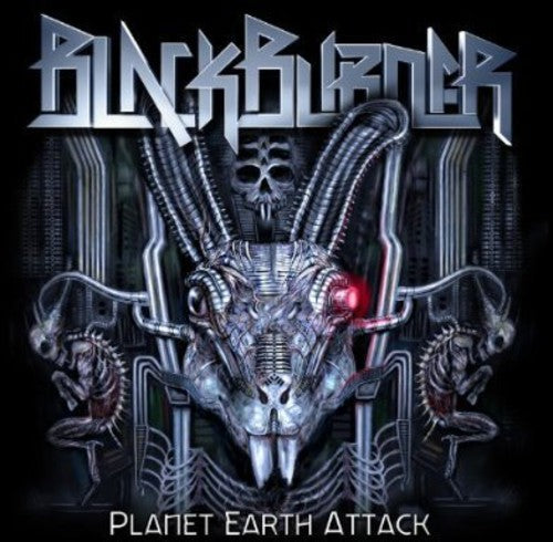 the album cover for Blackburner - Planet Earth Attack