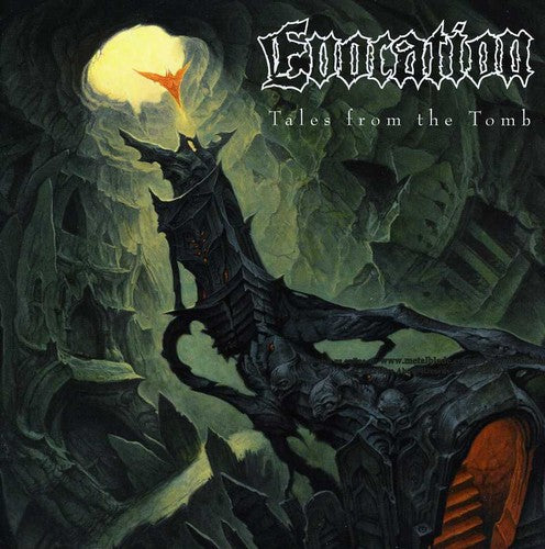 the album cover for Evocation - Tales from the Tomb
