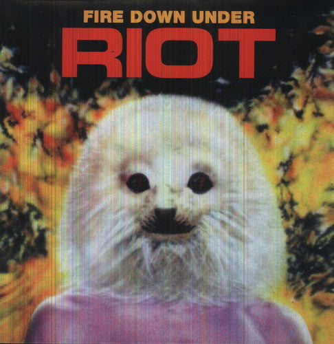 the album cover for Riot - Fire Down Under