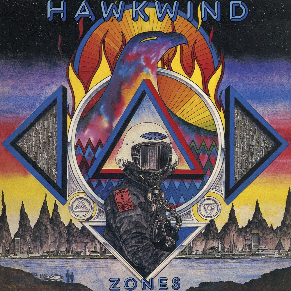 the album cover for Hawkwind - Zones