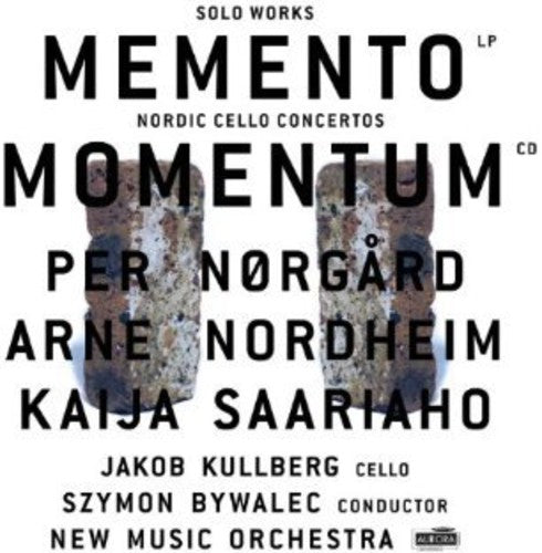 the album cover for Jakob Kullberg - Momentum: Nordic Cello Concertos