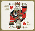 the album cover for Roedelius & Christopher Chaplin/Hans-Joachim - King of Hearts