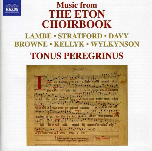 the album cover for Tonus Peregrinus - Music from Eton Choirbook