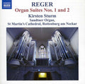 the album cover for Kirsten Sturm - Organ Works 12: Suites No. 1 & 2