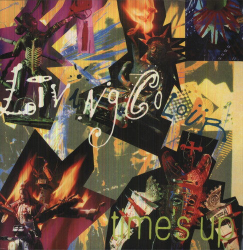 the album cover for Living Colour - Time's Up [Import]