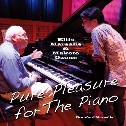 the album cover for Ozone/Marsalis - Pure Pleasure for the Piano
