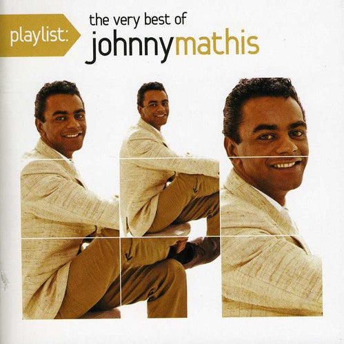 the album cover for Johnny Mathis - Playlist: The Very Best Of Johnny Mathis