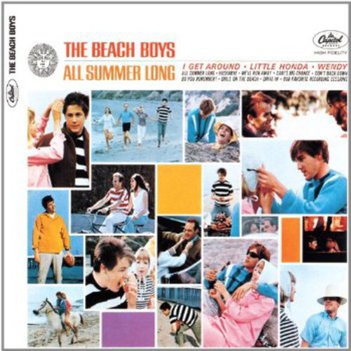 the album cover for The Beach Boys - All Summer Long