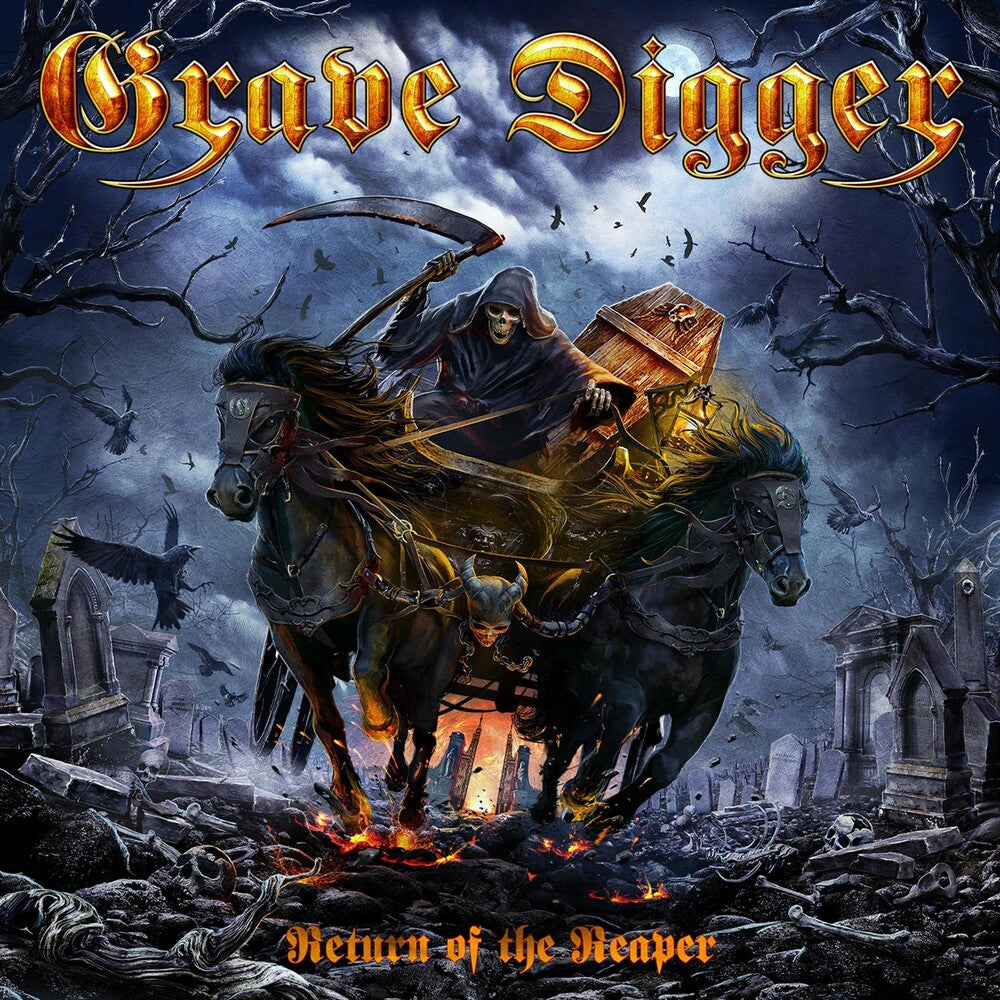 the album cover for Grave Digger - Return of the Reaper
