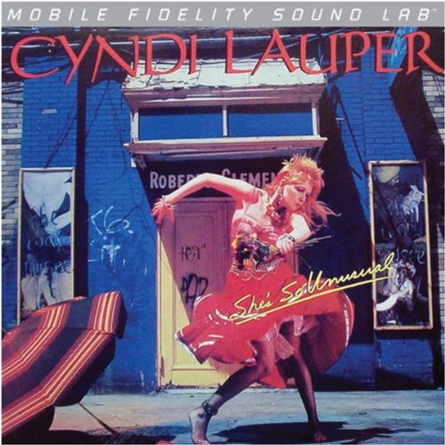 the album cover for Cyndi Lauper - She's So Unusual [Numbered Limited Edition]