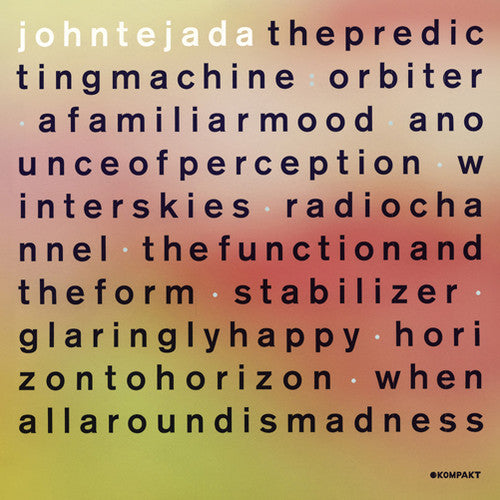 the album cover for John Tejada - The Predicting Machine