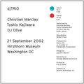 the album cover for Toshio Kajiwara - 21 September 2002