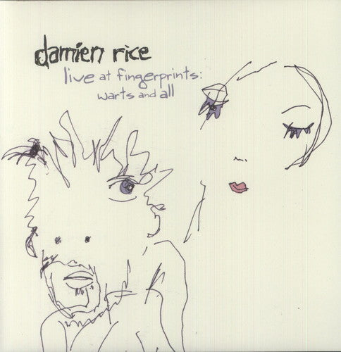 the album cover for Damien Rice - Live At Fingerprints: Warts and All