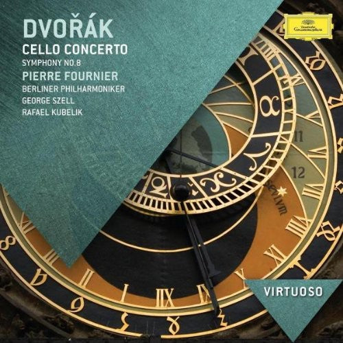 the album cover for Pierre Fournier /Berliner Philharmoniker - Virtuoso-Dvorak: Cello Concerto