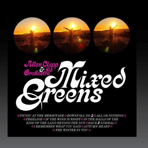 the album cover for Allen Clapp & His Orchestra - Mixed Greens